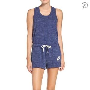 Nike Vintage Gym Romper Blue